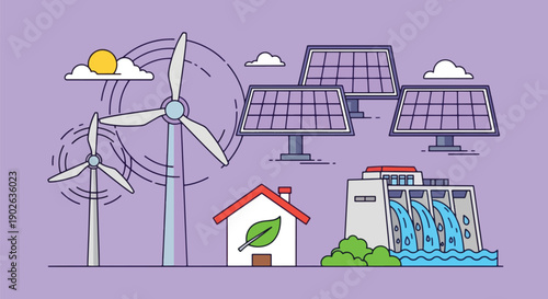 Renewable Energy Sources Sustainable Power Generation.