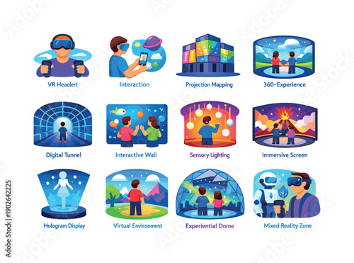 Immersive Experience Icons.