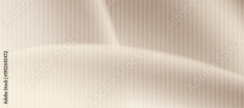 Kraft paper texture seamless pattern. Off-white vector striped cardboard background. Light beige milky color grainy textured bg. Vintage style backdrop. Horizontal handmade banner. Vector ilustration