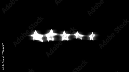 dynamic star pop up animation video. 