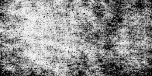 An aged and dirty grunge texture background featuring a rough concrete stone wall surface with a weathered vintage pattern of gray paint and rust on a textured cement backdrop