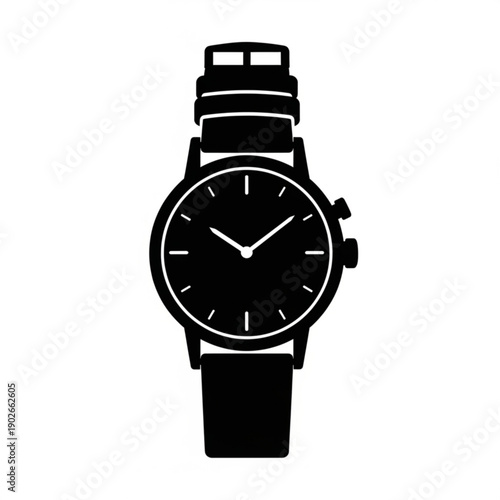 Elegant wristwatch with sleek design and precise timekeeping