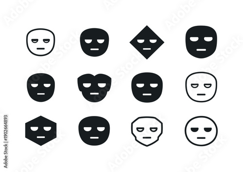 Numb expression on a person