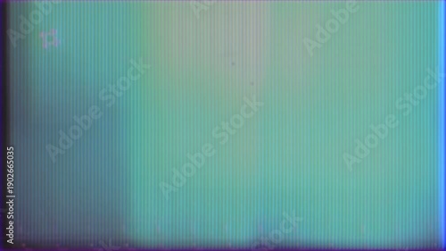 Blurry green screen glitch