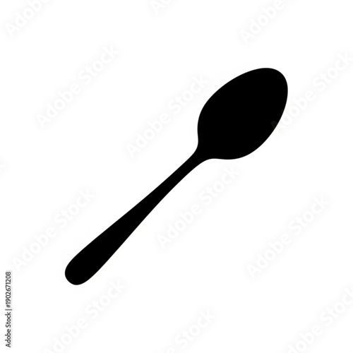 Spoon icon for food and dining designs