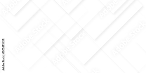 Abstract background with squares. Abstract minimal geometric white and gray light background design. white transparent material in triangle diamond and squares shapes in random geometric pattern.