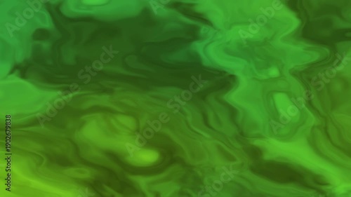 4K Seamless Loop High Contrast Cyber Lime Green Liquid Tech Background