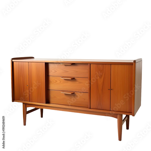 Wallpaper Mural A traditional wooden furniture piece with storage compartments and doors for display or hiding contents Torontodigital.ca