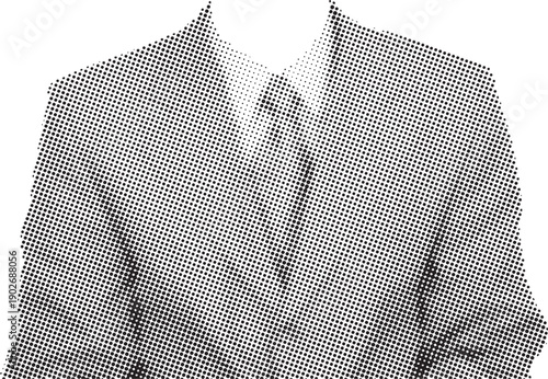 Classic business attire close up showing professional suit jacket and tie