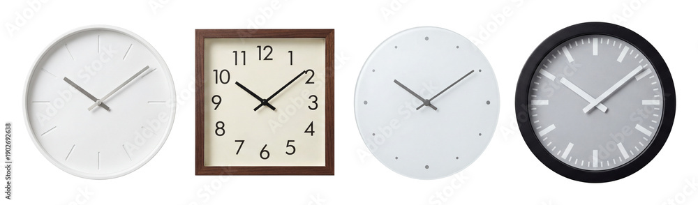 Fototapeta premium Wall clock set.