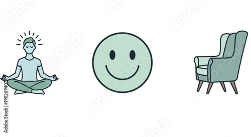 Person meditating in lotus position isolated on transparent background.