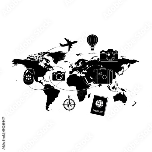 Silhouette of a delivery man carrying an office furniture box