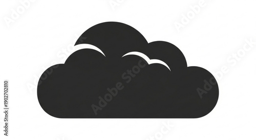 Dark stormy cloud formation in the sky