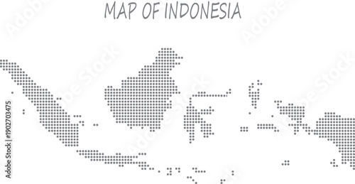 dotted map of indonesia
