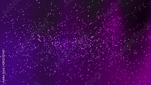 gradient black purple particle background with sparkling bokeh stars and soft glow ideal for motion graphics overlays cinematic backgrounds and festive scenes.