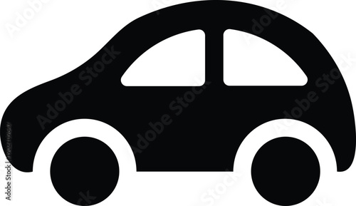 Car clip art design on plain white transparent isolated background for card, shirt, hoodie, sweatshirt, apparel, tag, mug, icon, poster or badge