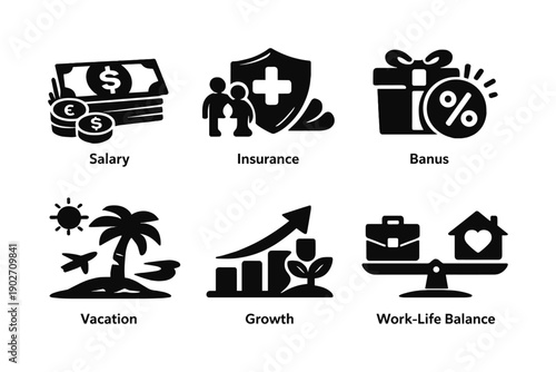 Employee Benefits Icons