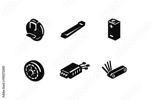 Isometric Gadget Icons