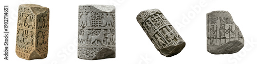 Foto Set and Collection of Ancient Mesopotamian Cylinder Seals and Stone Tablets, Ant