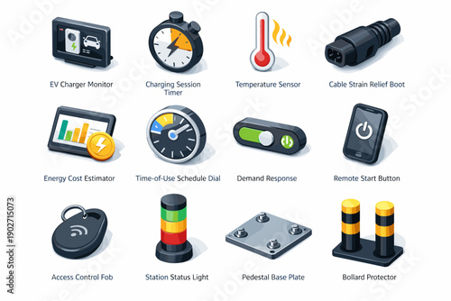 Icon start estimator cost energy dial icons cable demand strain remote vector