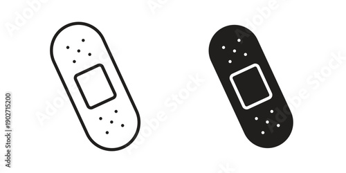 Band aid icon. Vector linear icon collection. Vector EPS10