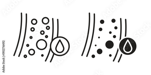 Cholesterol icon. Vector linear icon collection. Vector EPS10