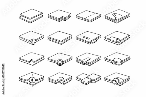 Hinge layer vector edge notch generation axis junction simple image icon pivot