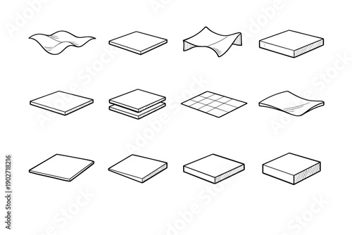 Image field icon vector unit silent minimal surface generation plate simple pure