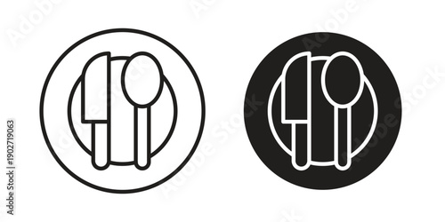 Eatery icon. Vector linear icon collection. Vector EPS10