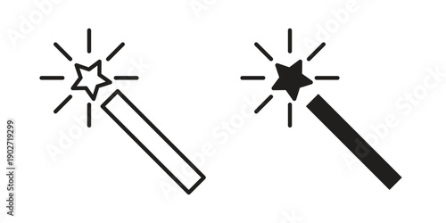 Enhance icon. Vector linear icon collection. Vector EPS10
