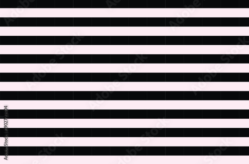 Breton stripe seamless background, striped vector pattern in black and pastel pink suitable for branding and packaging