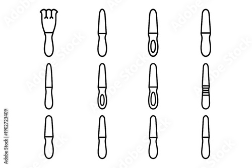 Claw surface nail icon finger vector care reinforced filing pet safety file