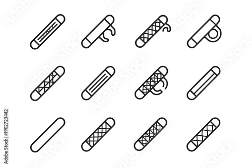 Solution bike end internal icon mount prismatic reflector vector cycling visibility