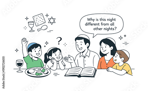 Passover family storytelling moments
