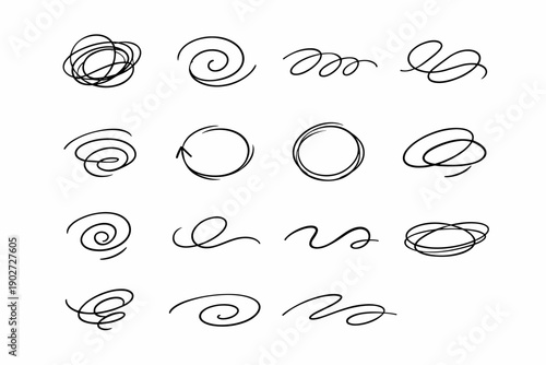 Image gesture mark relaxed orbit icon simple motion vector circular coil generation