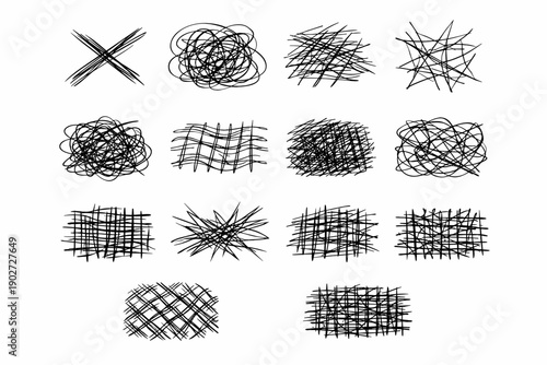 Gesture field simple overdraw generation image woven vector icon crossed texture layered