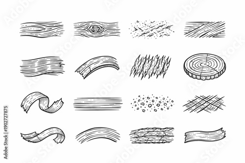 Mark simple ribbon vector generation image carpentry drag contour oak knotty icon