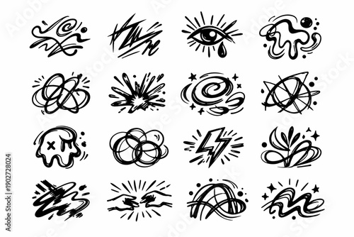 Image vector twelve form seven five nine expressive generation eight simple icon