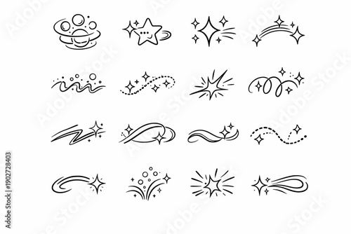 Vector arc ripple simple gleam twirl shimmer glint curl generation image fizz