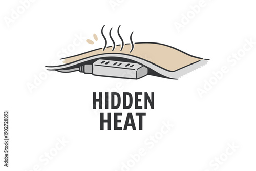 Electric heating pad with temperature control and wire connector