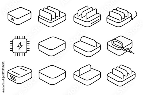 Charging vents exterior chip dock icon adjustable vector phone usb