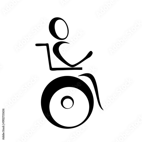 High quality, photo realistic stock image for Wheelchair Day, Active wheelchair user smiling, accessible city ramp, inclusion concept., professional lighting, 8k resolution 