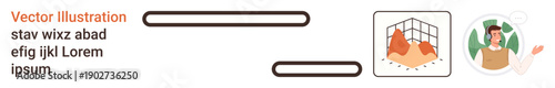 Data analysis, customer service, digital communication, business support, report tracking, performance monitoring. Graph and support agent icons. Data analysis and customer service