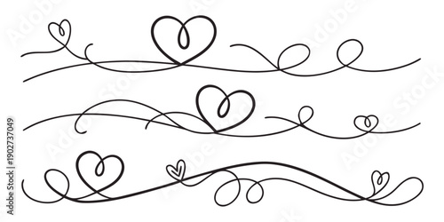 Simple black and white illustration featuring elegant swirls and decorative flourishes high quality professional detailed modern