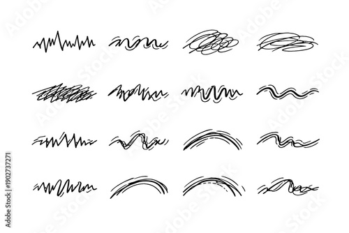 Arc nervous shake generation tremor vector line icon jittery pencil image rapid