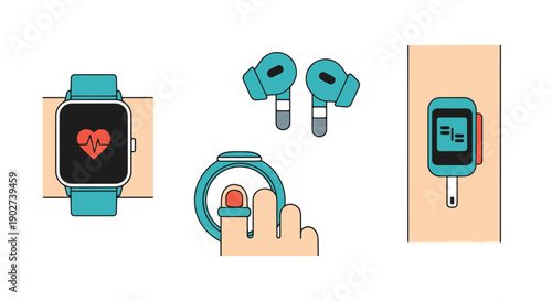 Wearable Health Devi modern design