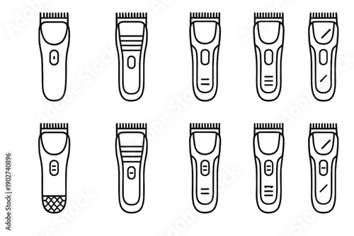 Icons tile vector trimmer tilt slab icon crest line cordless underside slot