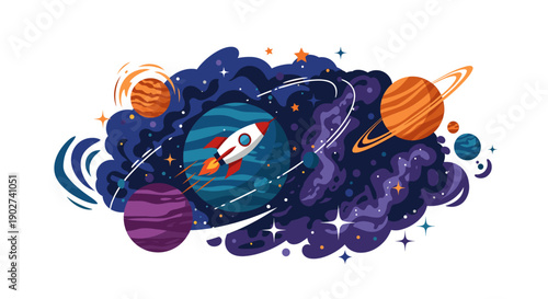 A sleek blue wave graphic evokes modernity and fluidity, perfect for tech or innovation branding.