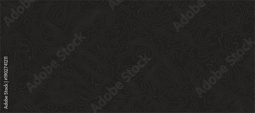 Dark Topographic Pattern Background with Subtle Contour Lines for Design and Texture deep dark background.