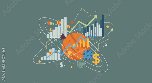 A dynamic group of professionals collaborating in a modern office setting, ideal for business presentations and team-building content.